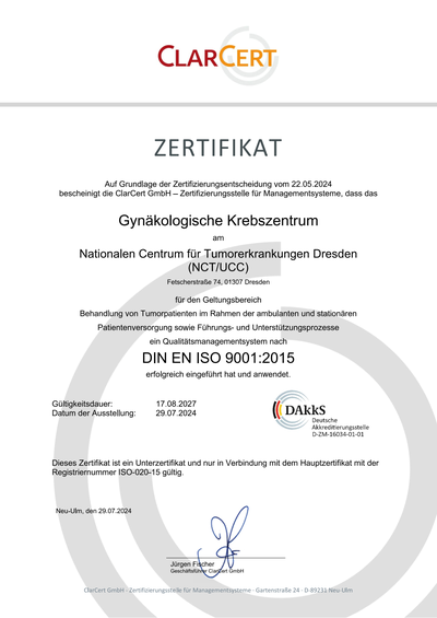 ISO Zertifikat GZ 2024