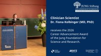Fiona Kolbinger receives 2026 Jung Career Advancement Award for Medical Research